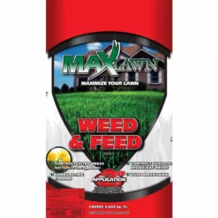 MaxLawn Weed & Feed 24-0-4 5,000 Sq FT Coverage, 720-2013, 16 LB