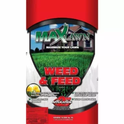 MaxLawn Weed & Feed 24-0-4 15,000 Sq FT Coverage, 720-2012, 48 LB