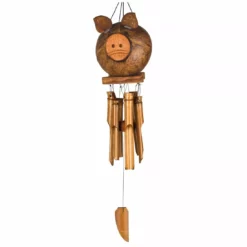 Woodstock Chimes Coco Pig Bamboo Chime, CPIG