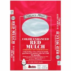Natures Magic Color Enhanced Red Mulch, 2 Cubic Feet, NMFPM2CF-PI
