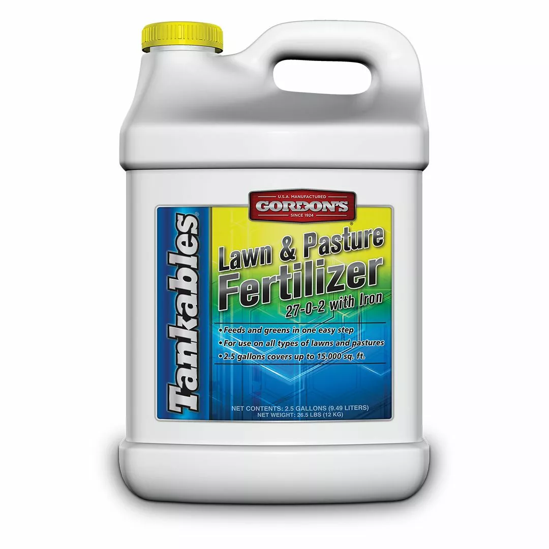 Gordon's Tankables Lawn & Pasture Fertilizer 27-0-2 with Iron, 7451120, 2.5 Gallon 3 Gordon's Tankables Lawn & Pasture Fertilizer 27-0-2 with Iron, 7451120, 2.5 Gallon