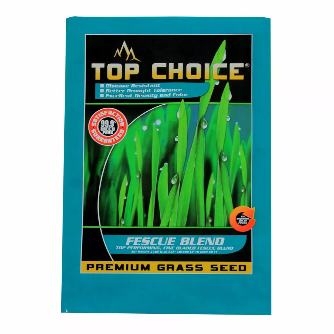 Top Choice Fescue Blend, 4400104, 3 LB 3 Top Choice Fescue Blend, 4400104, 3 LB