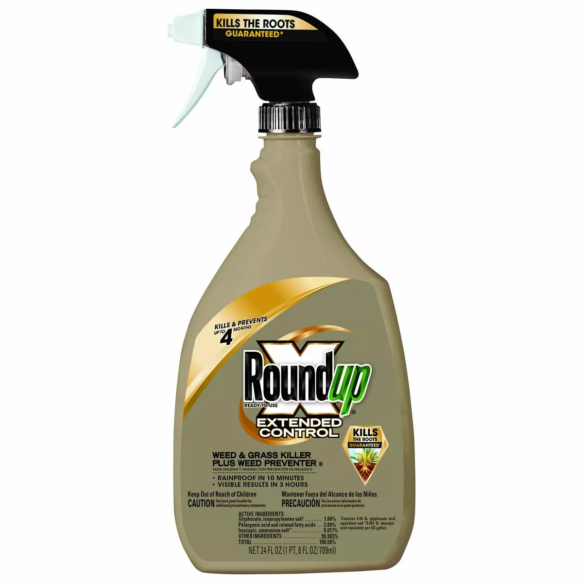 Roundup Ready-To-Use Extended Control Weed & Grass Killer Plus Weed, MS5107315, 24 OZ 3 Roundup Ready-To-Use Extended Control Weed & Grass Killer Plus Weed, MS5107315, 24 OZ