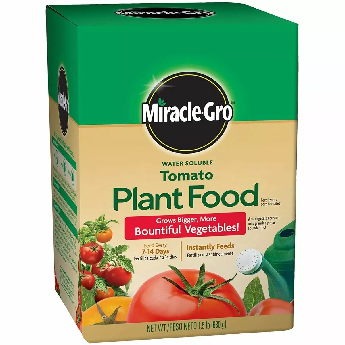 Miracle-Gro Water Soluble Tomato Plant Food, MR2000422, 1.5 LB 3 Miracle-Gro Water Soluble Tomato Plant Food, MR2000422, 1.5 LB
