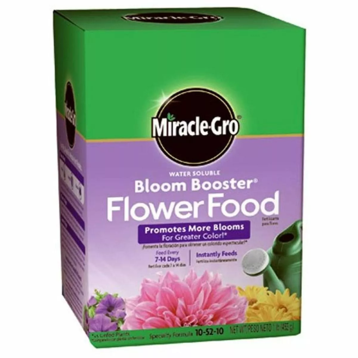 Miracle-Gro Water Soluble Bloom Booster Flower Food, MR1360011, 1 LB 3 Miracle-Gro Water Soluble Bloom Booster Flower Food, MR1360011, 1 LB