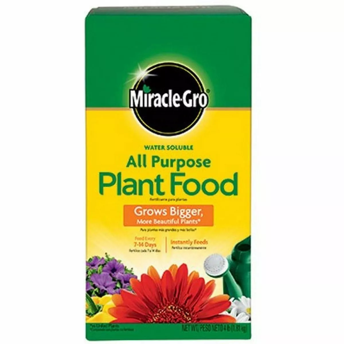 Miracle-Gro Water Soluble All Purpose Plant Food, MR170101, 4 LB 3 Miracle-Gro Water Soluble All Purpose Plant Food, MR170101, 4 LB