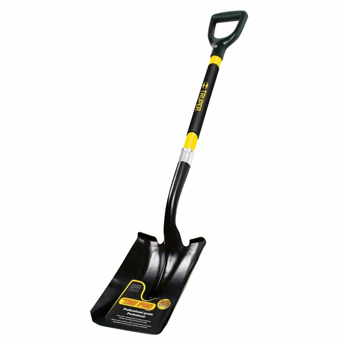 Tru Pro Fiberglass Handle Square Shovel, 30 IN, 31201 3 Tru Pro Fiberglass Handle Square Shovel, 30 IN, 31201