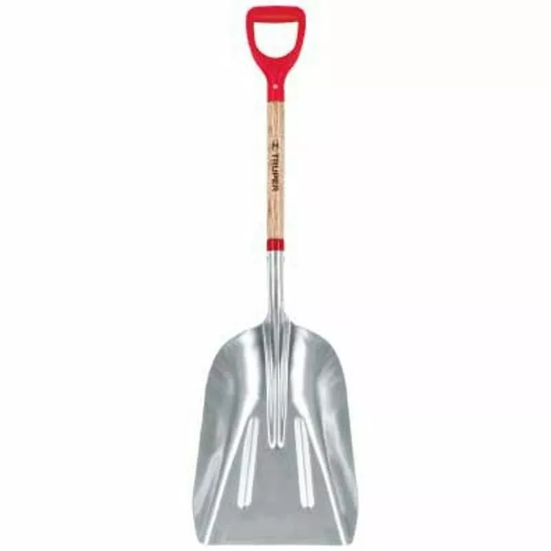 Tru Tough Wood Handle Aluminum Scoop, 14-3/4 IN x 27 IN, 31292 3 Tru Tough Wood Handle Aluminum Scoop, 14-3/4 IN x 27 IN, 31292