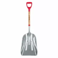 Tru Tough Wood Handle Aluminum Scoop, 15 IN x 27 IN, 31294