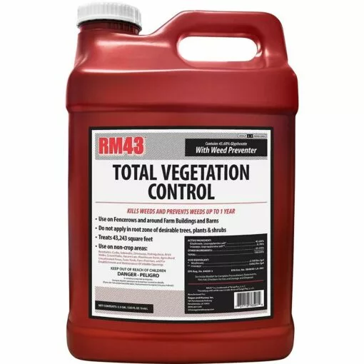 Rm43 43% Glyphosate Plus Weed Preventer Total Vegetation Control, 76501, 2.5 Gallon -Lawn & Garden Store sftp a s assets20210915000000003