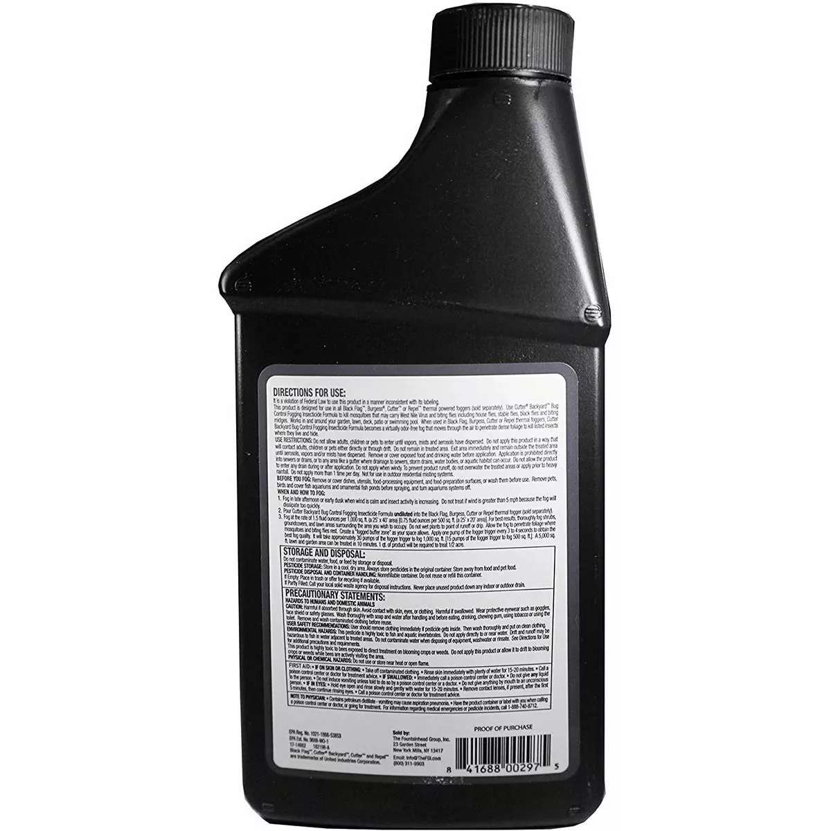 Black Flag Insect Fogging Fuel, 190255, 32 OZ 4 Black Flag Insect Fogging Fuel, 190255, 32 OZ - Image 2