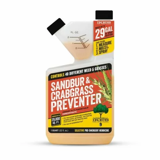 Ike's Sandbur & Crabgrass Preventer, 114310, 1 Quart -Lawn & Garden Store sftp a s assets20220104000000023
