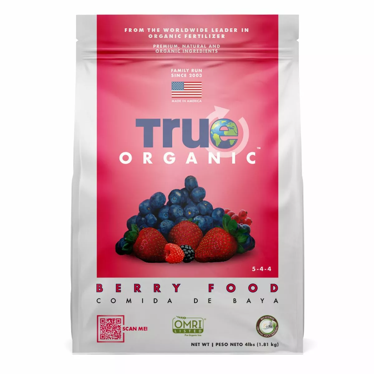 True Organics Berry Food, R0011, 4 LB Bag 3 True Organics Berry Food, R0011, 4 LB Bag