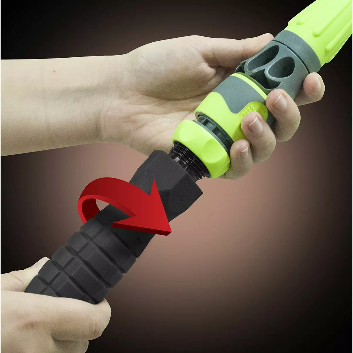 Colors SwivelGrip Garden Hose, 3/4 IN - 11 1/2 IN GHT Fittings, Red Clay, HFZC550TCS, 5/8 IN x 50 FT 4 Colors SwivelGrip Garden Hose, 3/4 IN - 11 1/2 IN GHT Fittings, Red Clay, HFZC550TCS, 5/8 IN x 50 FT - Image 2