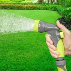 Flexzilla 6-Pattern Adjustable Garden Hose Nozzle, ZillaGreen, NFZG64 -Lawn & Garden Store sftp a s assets20220502000000046