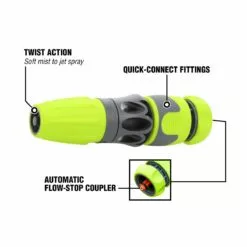 Flexzilla Garden Hose Kit, Water Nozzle, ZillaGreen, 3-Piece, HFZGAK02 -Lawn & Garden Store sftp a s assets20220505000000011