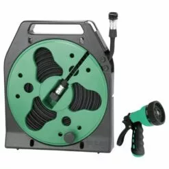 Landscapers Select Flat Hose Reel With Nozzle, 50 FT, YP1121