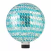 Alpine Mosaic Gazing Globe with Blue Petals, HGY428 -Lawn & Garden Store sftp a s assets20220524000000073