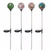 Alpine Solar Glass Globe Garden Stakes with LED, Assorted Styles, SLC108A -Lawn & Garden Store sftp a s assets20220524000000137