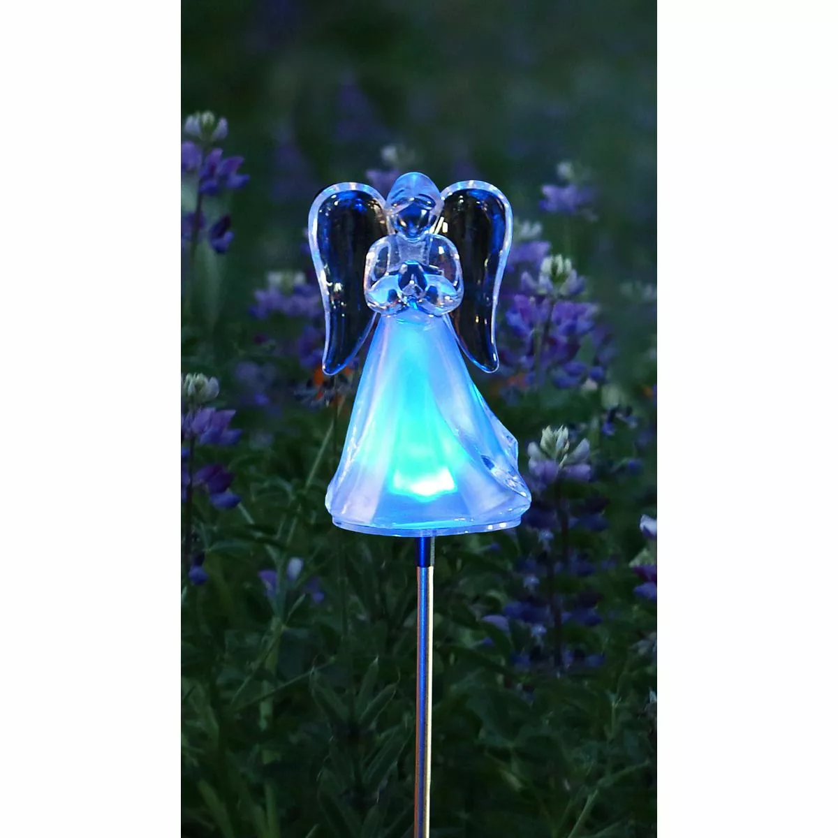 Alpine Solar Angel Garden Stake with LED Lights, SOT102BB 4 Alpine Solar Angel Garden Stake with LED Lights, SOT102BB - Image 2