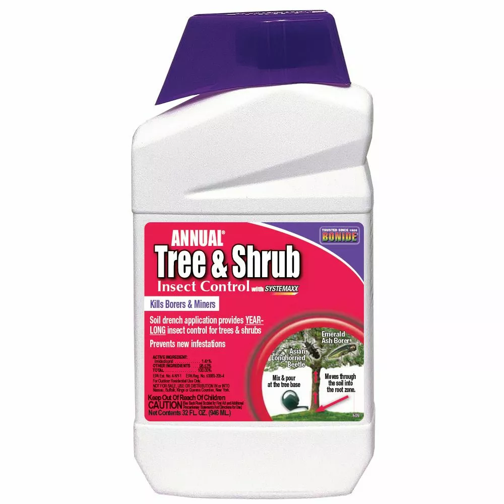 BONIDE Annual® Tree & Shrub Insect Control w/ Systemaxx Concentrate, 32 oz 3 BONIDE Annual® Tree & Shrub Insect Control w/ Systemaxx Concentrate, 32 oz