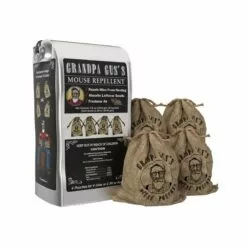 Grandpa Gus's Mouse Repellent Pouches, Burlap, 4-Pack, GMM-4-15