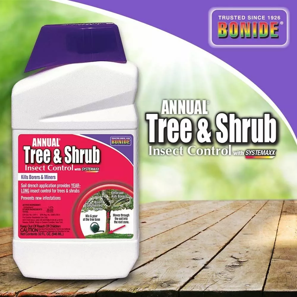 BONIDE Annual® Tree & Shrub Insect Control w/ Systemaxx Concentrate, 32 oz 4 BONIDE Annual® Tree & Shrub Insect Control w/ Systemaxx Concentrate, 32 oz - Image 2