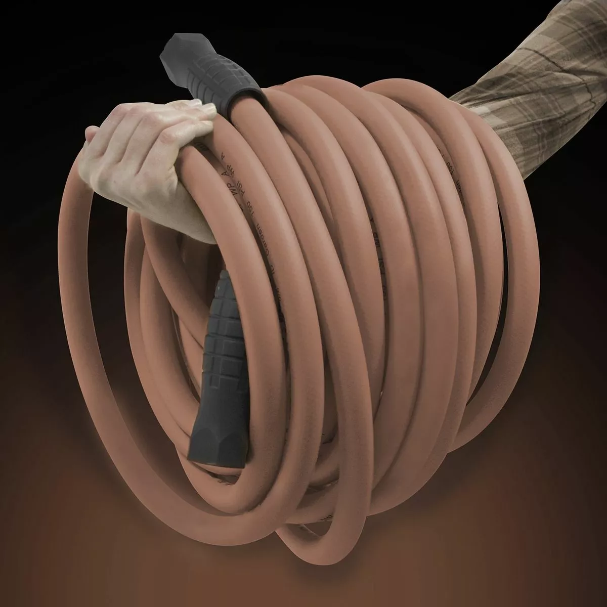 Colors SwivelGrip Garden Hose, 3/4 IN - 11 1/2 IN GHT Fittings, Red Clay, HFZC550TCS, 5/8 IN x 50 FT 10 Colors SwivelGrip Garden Hose, 3/4 IN - 11 1/2 IN GHT Fittings, Red Clay, HFZC550TCS, 5/8 IN x 50 FT - Image 8